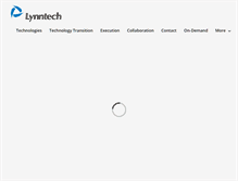 Tablet Screenshot of lynntech.com